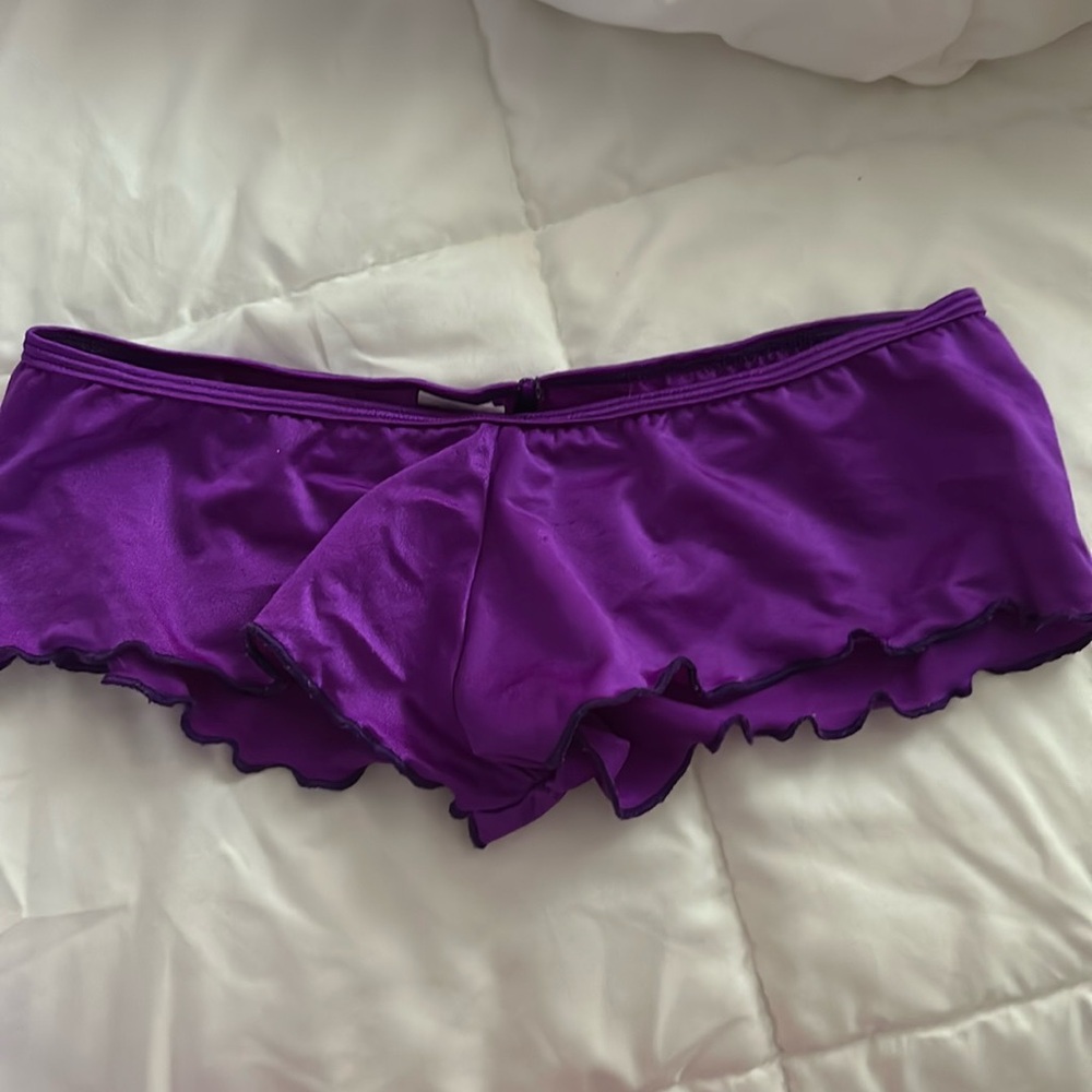Purple Booty Shorts.